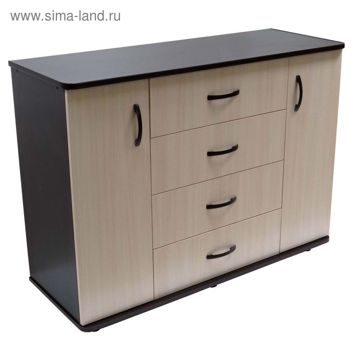 

Комод Вермонт, 1200х450х900, Венге/фасады Дуб молочный