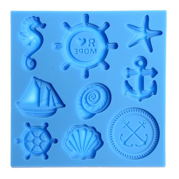 Молд для творчества «Я люблю море», 8 × 8 см