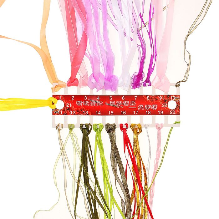 Набор для вышивания лентами "Букеты для мамы и дочки" размер основы 40*50 см