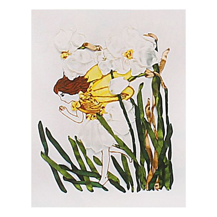 Набор для вышивания лентами "Фея" размер основы 30*30 см