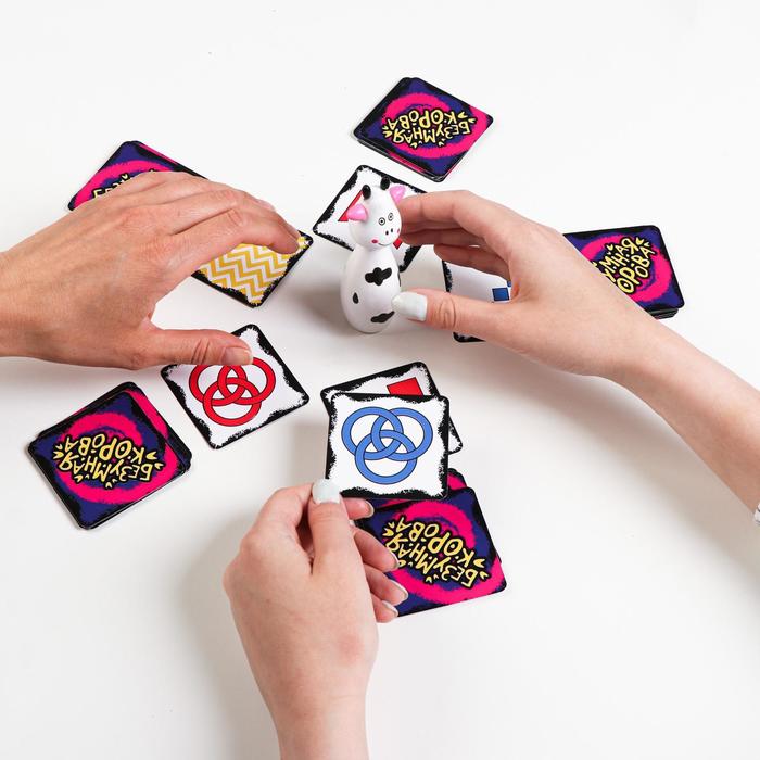 Настольная игра на скорость и внимание "Безумная корова"