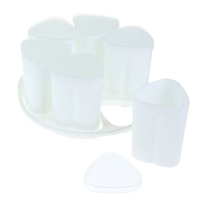 Йогуртница электрическая LuazON LY-01, 1,5л., 15 вт, 6 стаканов, белая