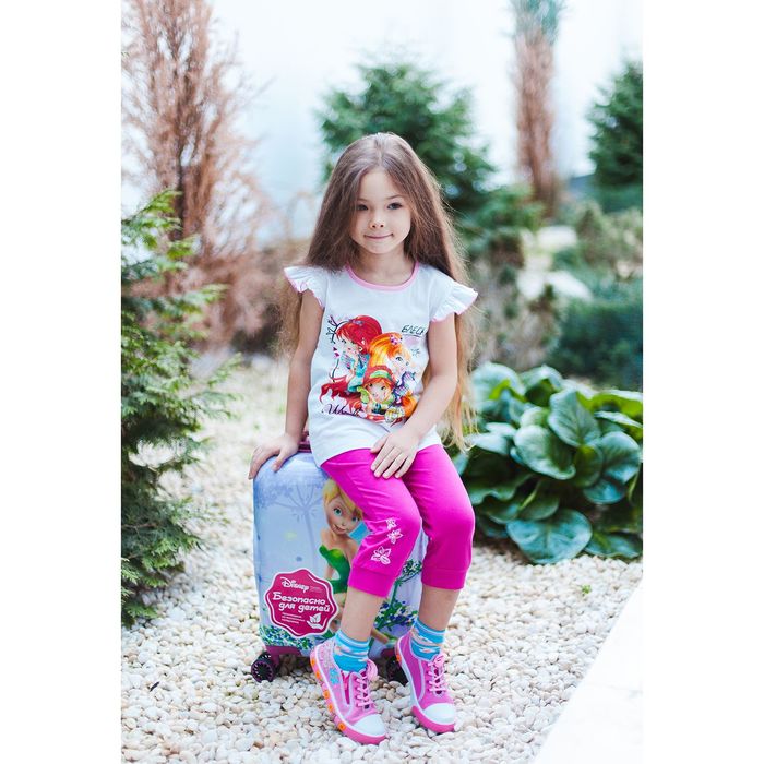 Бриджи для девочки, рост 98 см (3 года), цвет фуксия Л471_Д