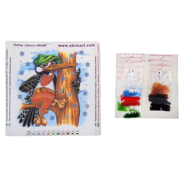 Набор для вышивки бисером "Дятел"