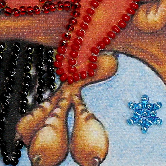 Набор для вышивки бисером "Дятел"