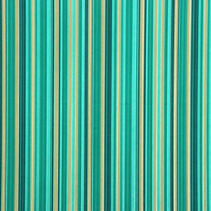 Бумага упаковочная крафт "Полоски люкс", бирюзово-серебряный, 0,5 х 10 м