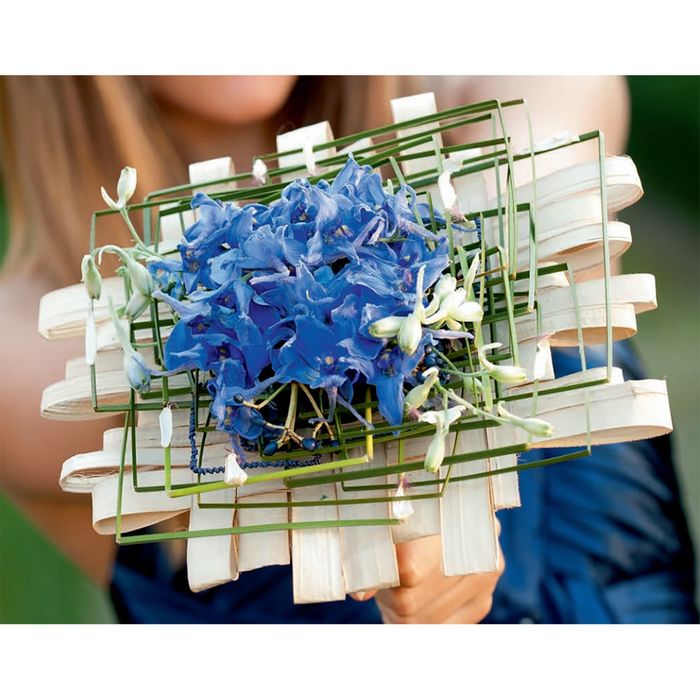 Губка флористическая "Виктория", микрофон сердце, 15 х 13 х 19 см