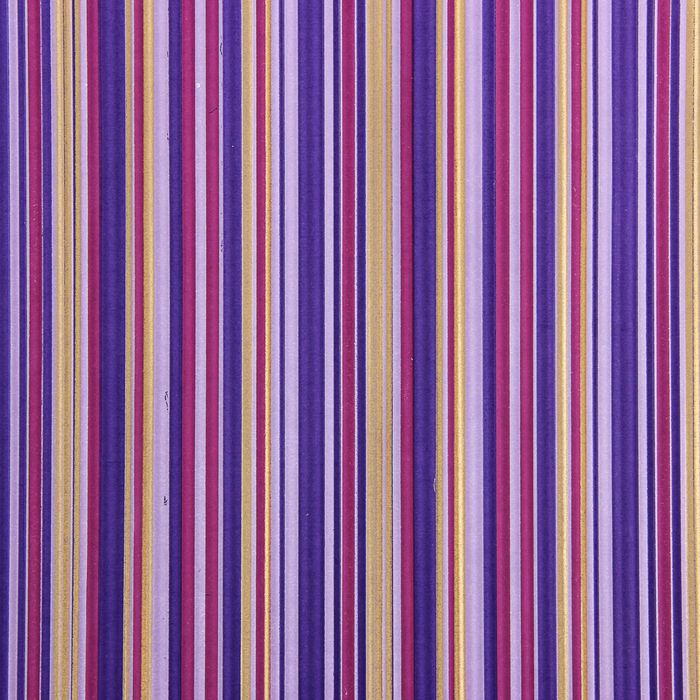 Бумага упаковочная крафт "Серебро люкс", сиренево-золотой, 0.5 х 10 м