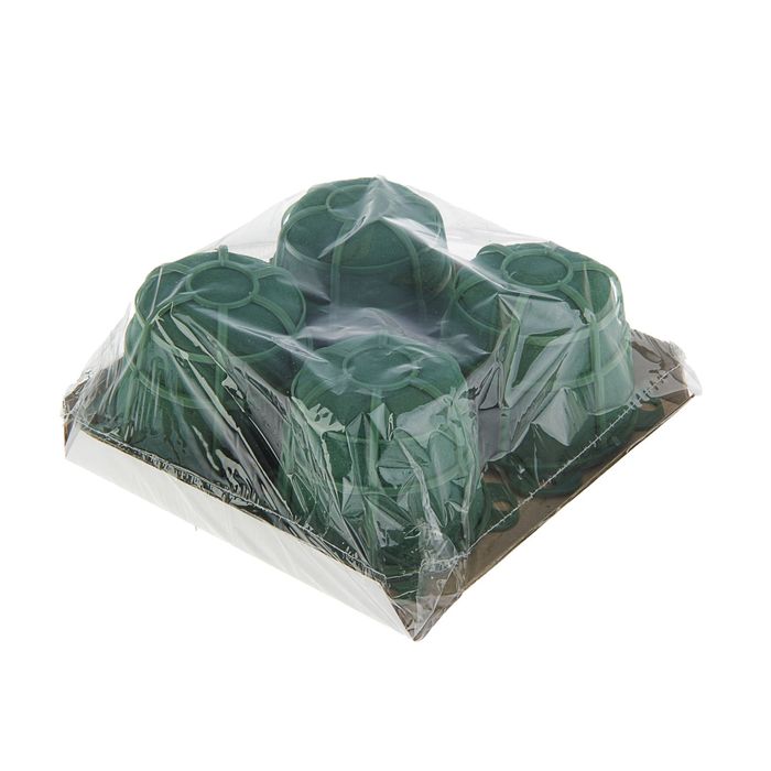 Губка флористическая "Виктория", самоклеящаяся основа, большая 9 х 8 см