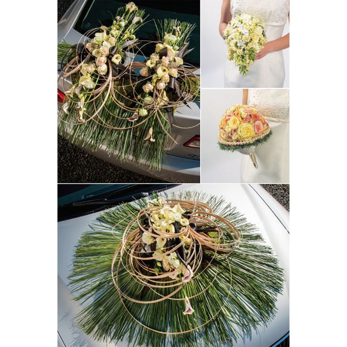 Губка флористическая "Виктория", самоклеящаяся основа, большая 9 х 8 см