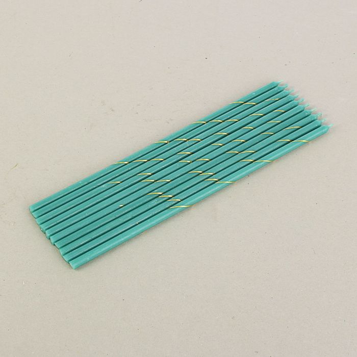 Свечи праздничные, пасхальные, зелёные, 50шт