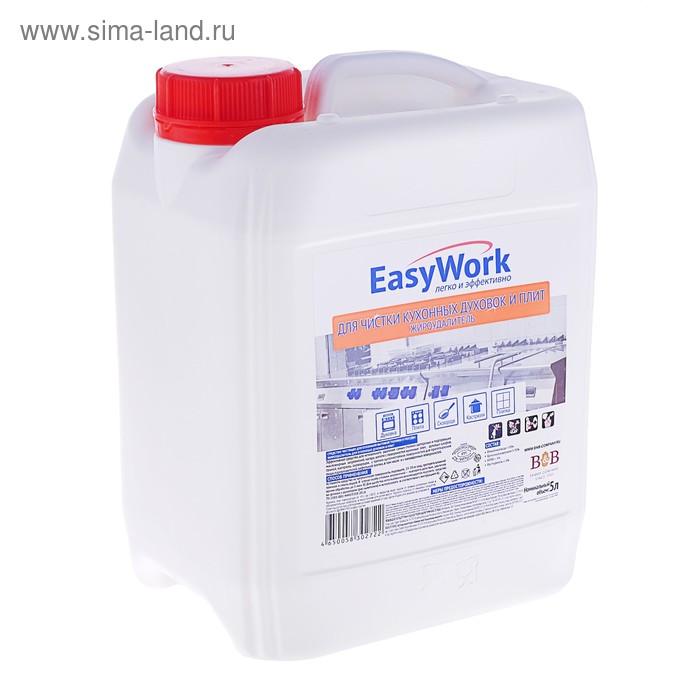 Средство для чистки кухонных духовок и плит EasyWork 5 л 588₽