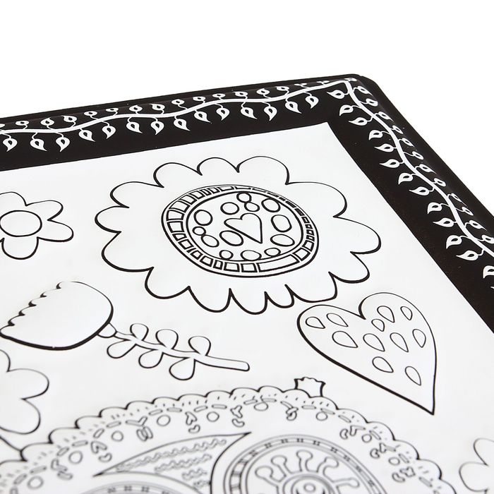 Раскраска объемная "Совушка" из пластика с 5 фломастерами