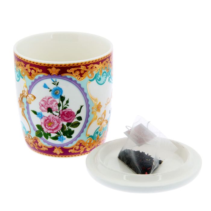 Набор кружка с крышкой-подставкой "Любимая жена", 350 мл