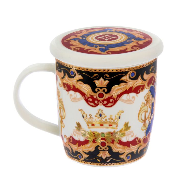 Набор кружка с крышкой-подставкой "Любимый муж", 350 мл