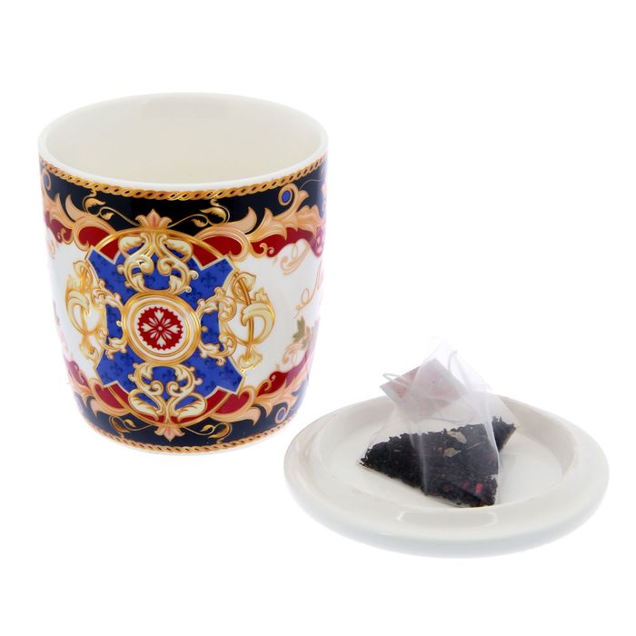 Набор кружка с крышкой-подставкой "Любимый муж", 350 мл