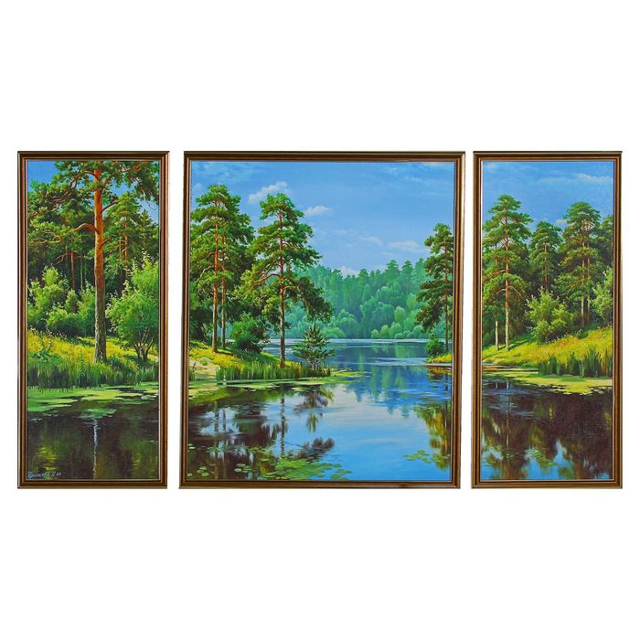 Модульная картина в раме "Природа"