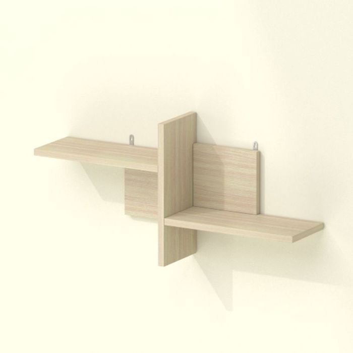 Полка 696х150х340, дуб млечный