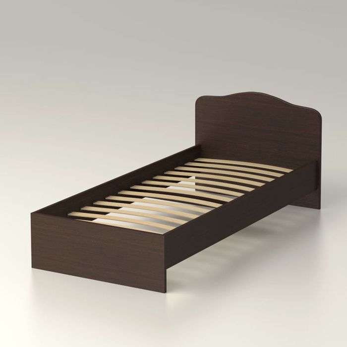 Кровать 90 (с орт.основанием) "Фея 22" (952х761х2038), венге