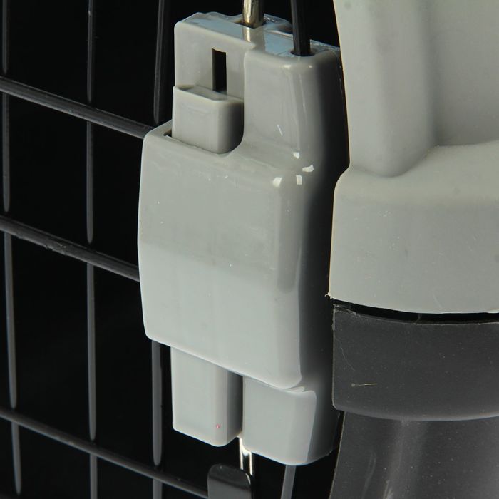 Переноска с откидной прозрачной крышей, 48 х 33 х 29,5 см, вес животного до 4 кг, микс