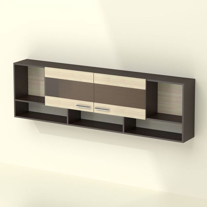 Полка "Максимка-2" 1932х240х570, венге, дуб млечный