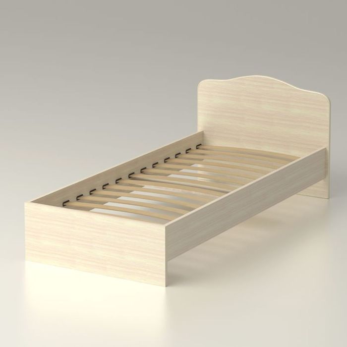 Кровать 90 (с орт.основанием) "Фея 22" (952х761х2038), дуб млечный