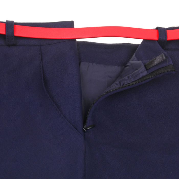 Юбка женская 324, размер 48, рост 170, цвет синий