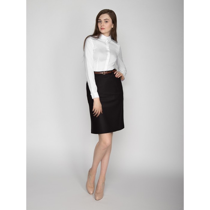 Юбка женская 324, размер 48, рост 170, цвет черный