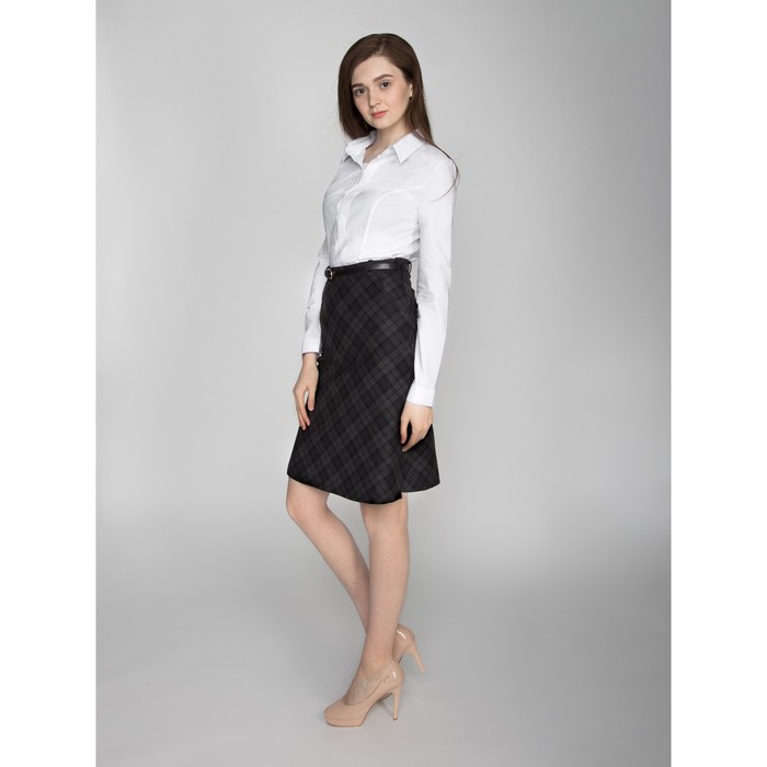 Юбка женская 324, размер 44, рост 170, цвет темная клетка