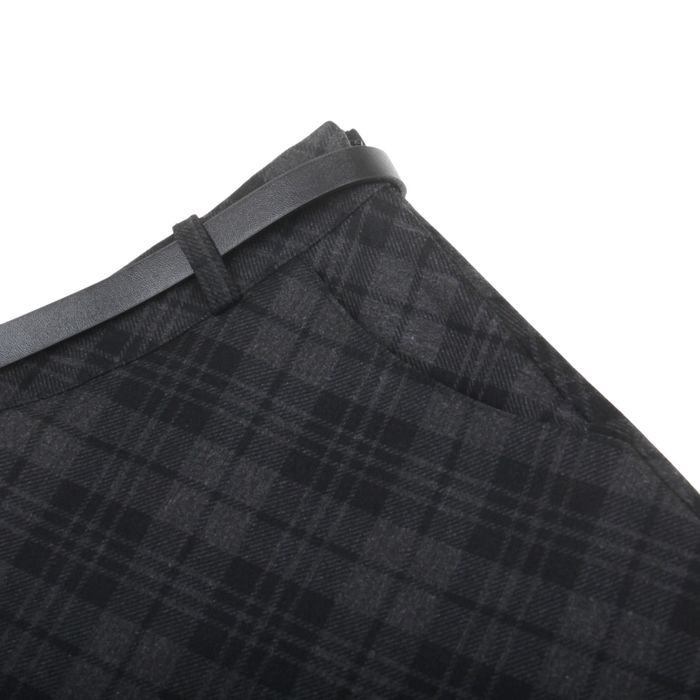 Юбка женская 324, размер 42, рост 170, цвет темная клетка
