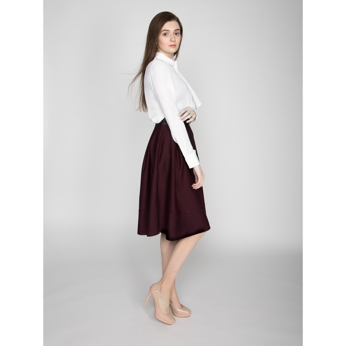 Юбка женская 463, размер 46, рост 170, цвет бордо