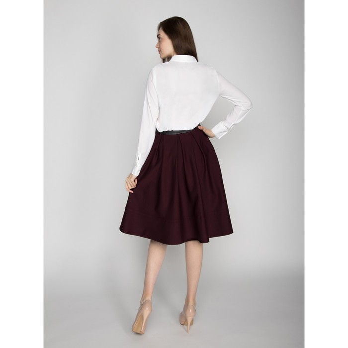 Юбка женская 463, размер 46, рост 170, цвет бордо