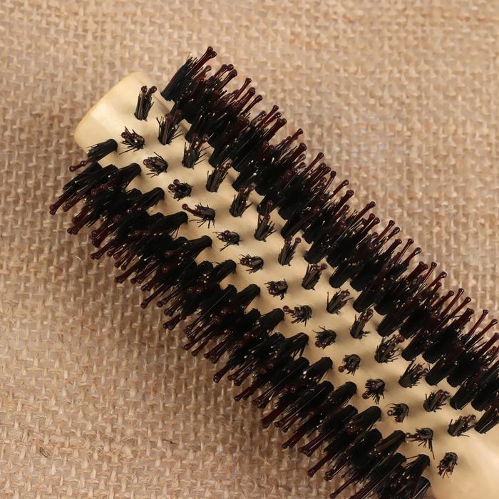 Брашинг деревянный, d=5см, цвет светлое дерево