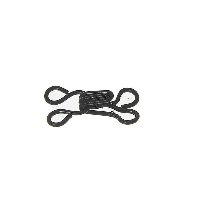 Крючки пришивные, 1шт, № 1 чёрный