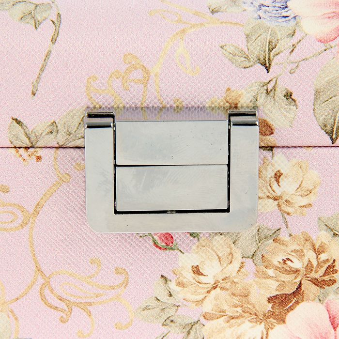 Шкатулка для украшений "Париж", розовая