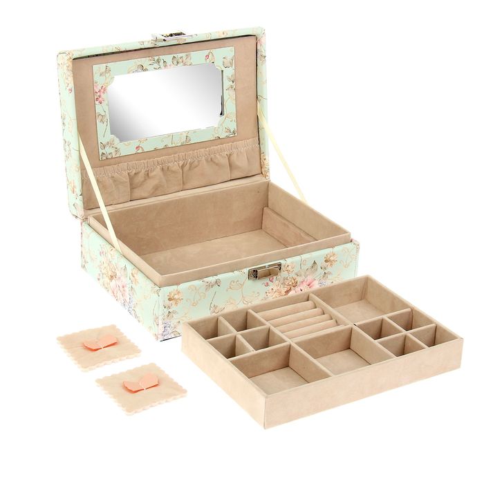 Шкатулка для украшений "Лучшая девушка на свете", бирюзовая