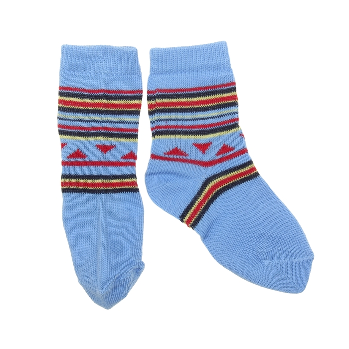 Носки детские, цвет голубой, размер 22