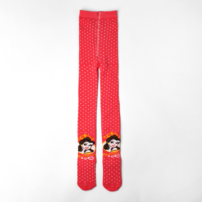 Детские колготки "Принцессы: Бель" рост 104-110 см, 4-5 лет