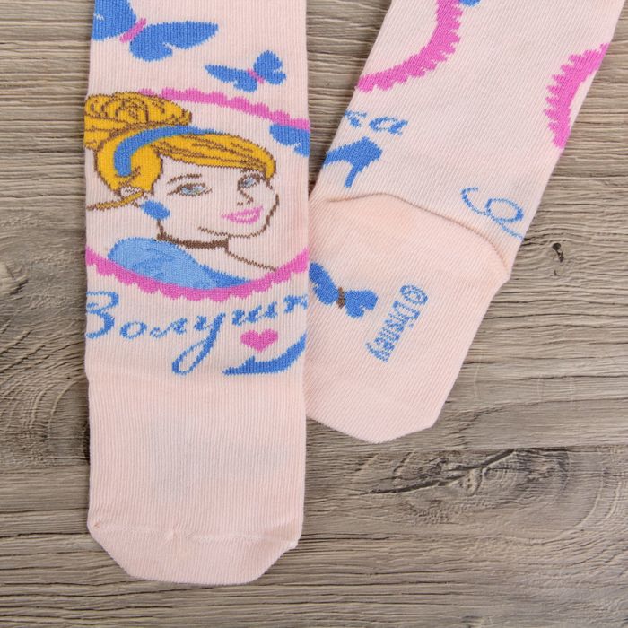 Детские колготки "Принцессы: Золушка" рост 104-110 см, 4-5 лет