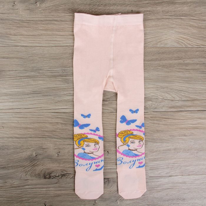 Детские колготки "Принцессы: Золушка" рост 68-74 см, 1 год