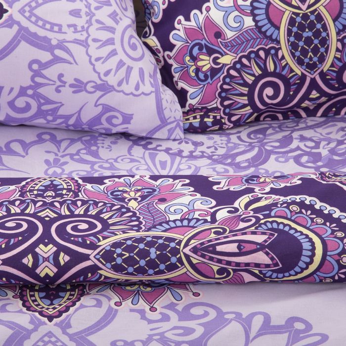Постельное бельё "Этель" дуэт Восточная сказка 143х215 см - 2 шт, 220х240 см, 70х70 см - 2 шт., 100% хлопок, бязь 125 г/м²