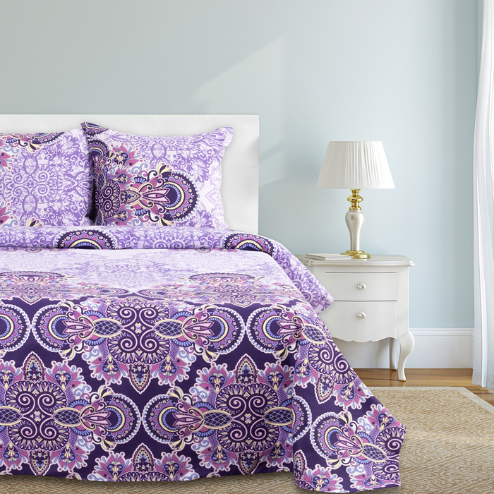 Постельное бельё "Этель" 1,5 сп. Восточная сказка 143х215 см, 150х214 см, 70х70 см - 2 шт., 100% хлопок, бязь 125 г/м²