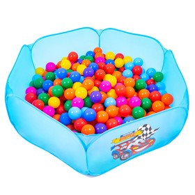 Шарики для сухого бассейна с рисунком, диаметр шара 7,5 см, набор 500 штук, цвет разноцветный