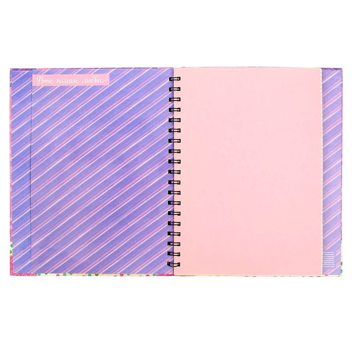 Ежедневник-смешбук на гребне "Наша малышка", твёрдая обложка, 50 страниц