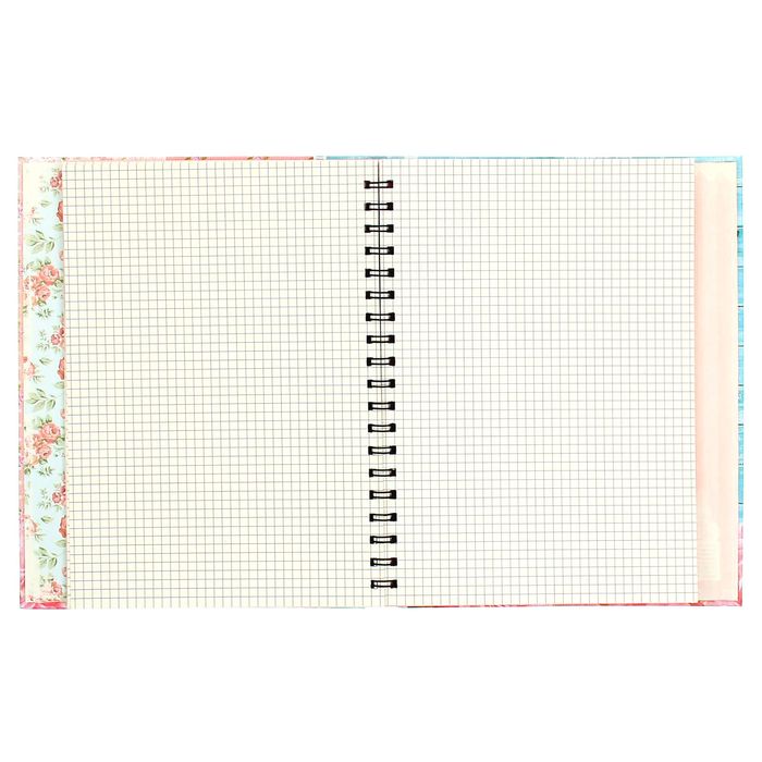 Ежедневник-смешбук на гребне "Счастье - это просто", твёрдая обложка, 52 страницы