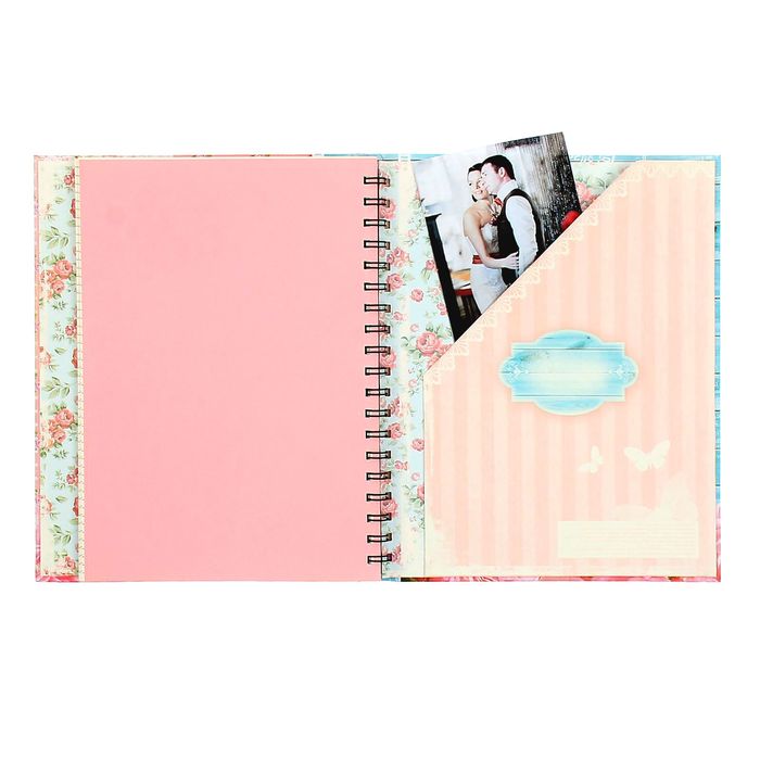 Ежедневник-смешбук на гребне "Счастье - это просто", твёрдая обложка, 52 страницы