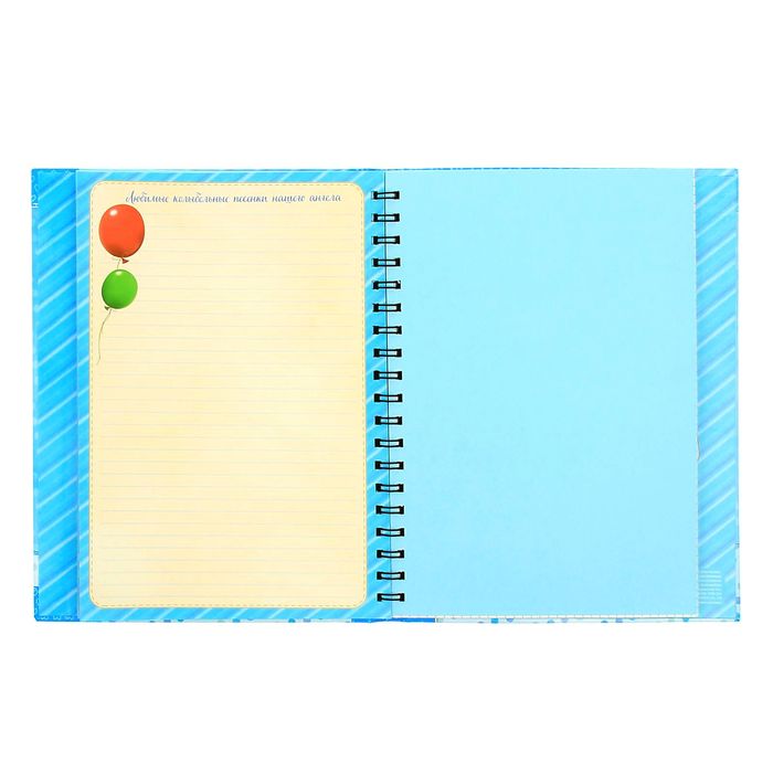 Ежедневник-смешбук на гребне "Наш малыш", твёрдая обложка, 50 страниц