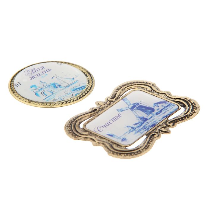 Набор декоративных элементов "Голландские мотивы" , 8 х 14,5 см