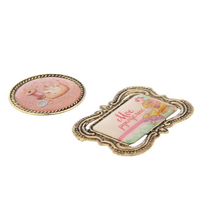 Набор декоративных элементов "Мое рукоделие" , 8 х 14,5 см