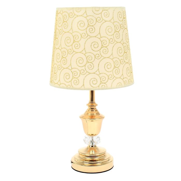 Лампа настольная Е27 "Завитки" МИКС 41х25х25 см